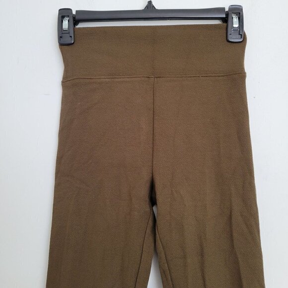 NEW Forever 21 Full Length Dark Olive Green Brown Legging Tights Size Small - Picture 3 of 8
